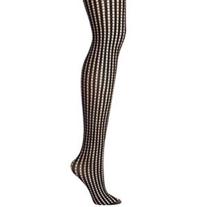 DKNY Women's Black Fashion-Net Tights Size M/T
